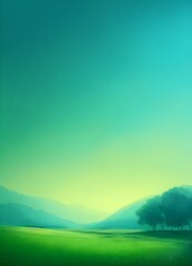Obraz premium landscape with field and sky wallpaper