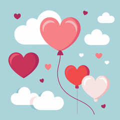 valentine hearts background