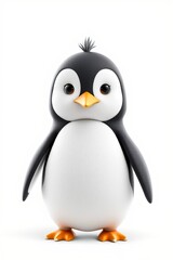penguin with a sad look on his face