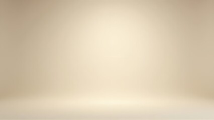 Elegant Beige Gradient Background with Subtle Center Highlight with copy space