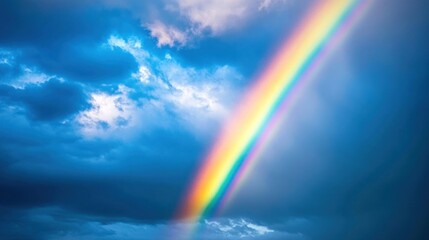 rainbow over the sea