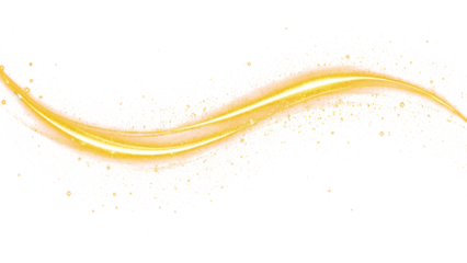 Golden glitter curve shiny sparkling gold stream of glitter hiny and sparkling