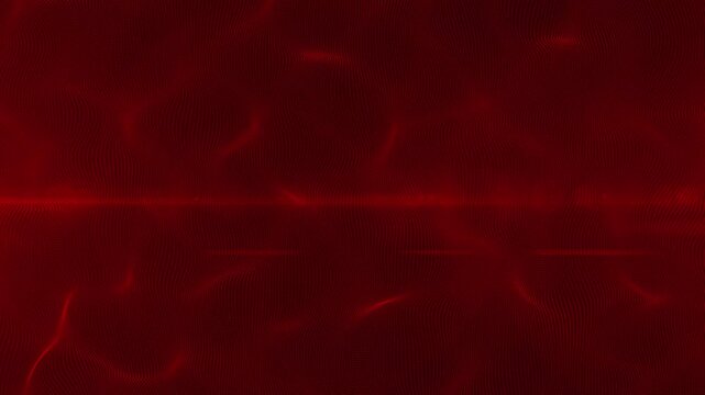 Abstract Red Wave Particles Background Seamless Loop