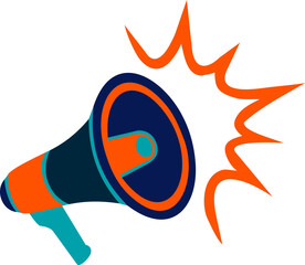 Megaphone Speaker Illustration 