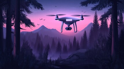 Drone in Twilight for Search and Rescue Operations
