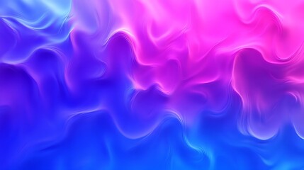 Obraz premium Abstract Blue and Pink Swirling Wave Design