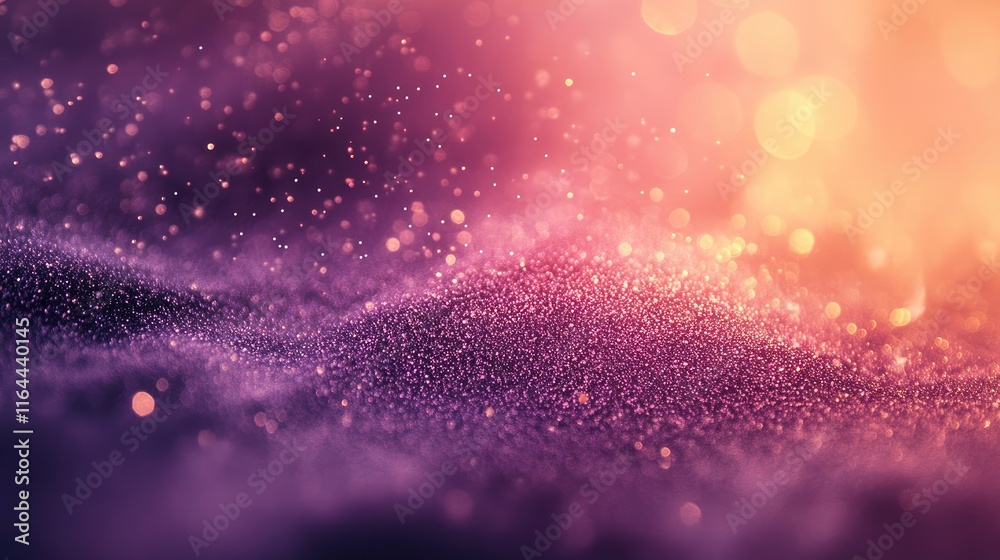 Poster colorful bokeh abstract background with selective focus creating a dreamy and vibrant atmosphere wit