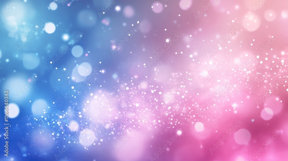 Canvas Prints abstract bokeh background with vibrant blue and pink hues creating a dreamy blurred light effect ide