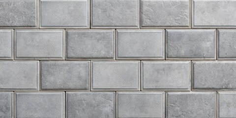 Obraz premium A Seamless Texture of Gray Rectangular Paving Stones for Architectural Designs