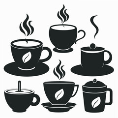 Obraz premium Coffee Cup Silhouette