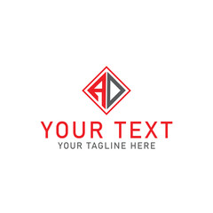 Fototapeta premium AD logo design for your business