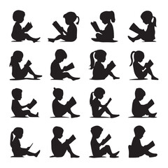 Book icons set, logo isolated on white background, vector illustration. Book icons stack of books line art vector illustration
