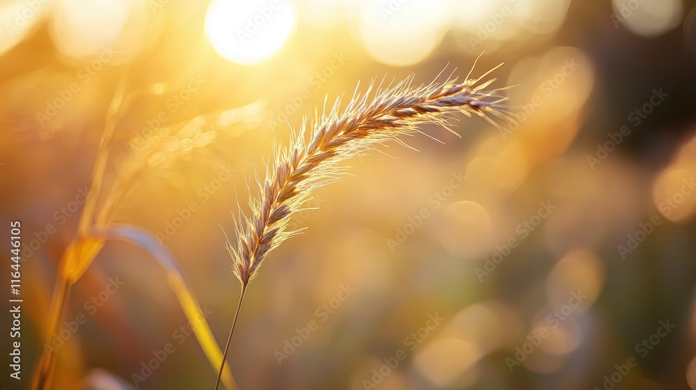 Poster sunlight bokeh texture on grass with soft focus creating a serene natural background for artistic an