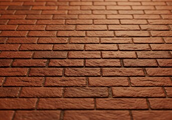 Obraz premium Red brick background pattern. Brickwork. Background of red bricks. 