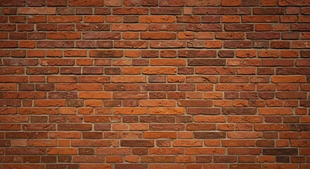 Red brick background pattern. Brickwork. Background of red bricks.
