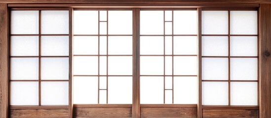 Traditional Japanese sliding door featuring elegant wooden frame and paper panels illustrating craftsmanship and design heritage.
