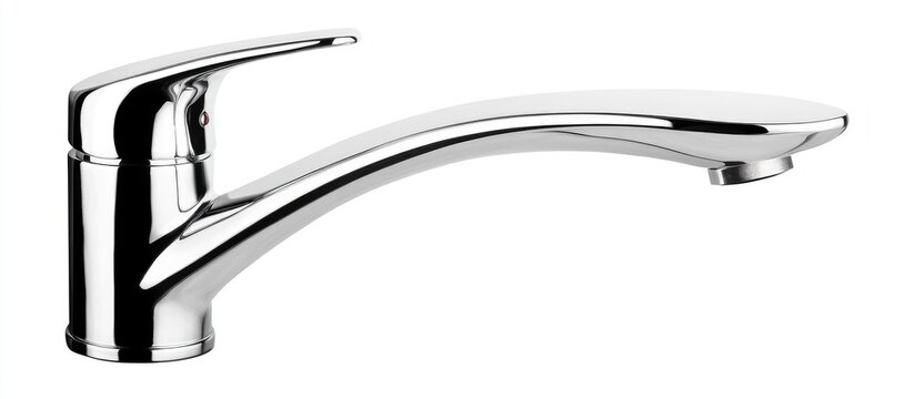 Sleek chrome kitchen water mixer featuring modern design and functionality ideal for contemporary home environments