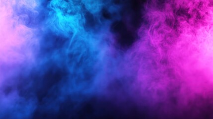 Abstract Purple and Blue Smoke Background