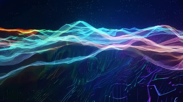 Futuristic AI and Robotization Motion Background | Advanced Technology in Action