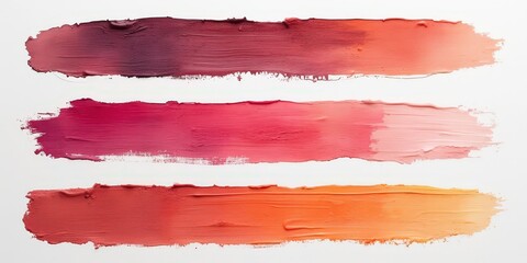 Abstract Watercolor Swirls: A trio of vibrant watercolor strokes in hues of red, orange, and yellow, capturing the fluidity and artistry of abstract painting.  