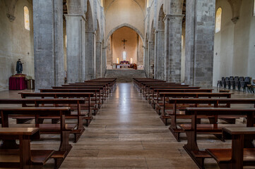 Fossacesia, Abruzzo. Abbey of San Giovanni in Venere