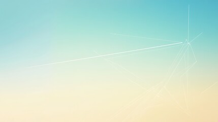 Abstract pastel background with white lines intersecting