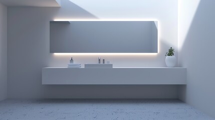 Modern luxury bathroom interior design 