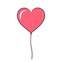 heart shaped balloons