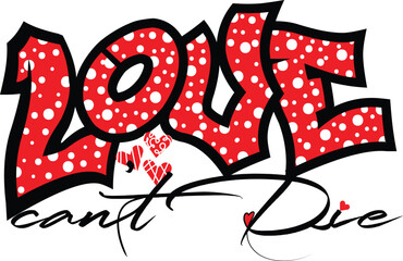 LOVE Valentine illustration