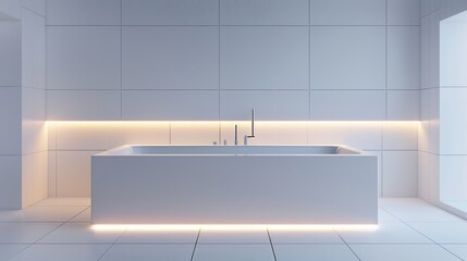 Modern luxury bathroom interior design 