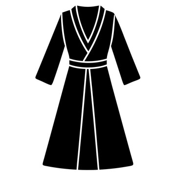 black robe silhouette clip art preview