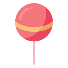 A lollipop icon on White background