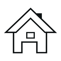 Geometric home logo vector illustration