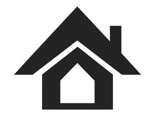 Geometric home logo vector illustration