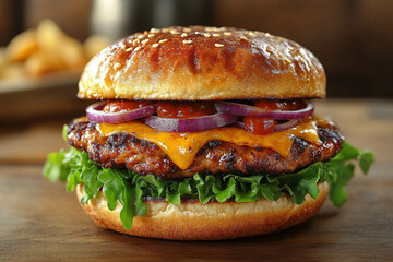 Breaded Chicken Burger
