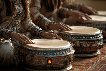 Traditional Musical Instruments Played During Ramadan Gatherings, Adding To The Festive Atmosphere