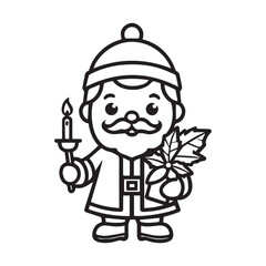  Candelabras Day vector silhouette illustration