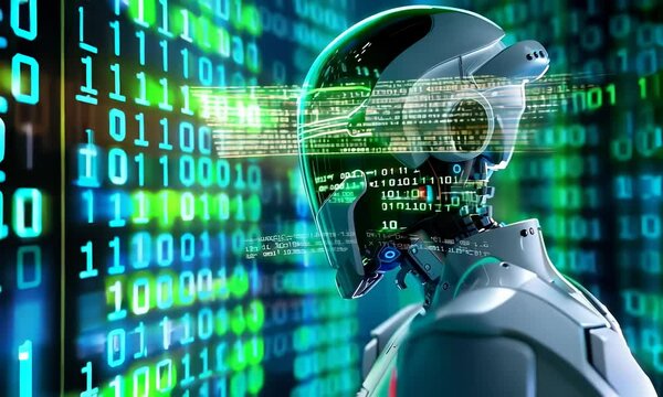 The backdrop of digital code
