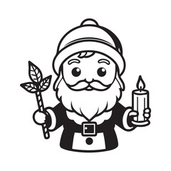  Candelabras Day vector silhouette illustration