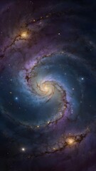 Web telescope  close view in space 