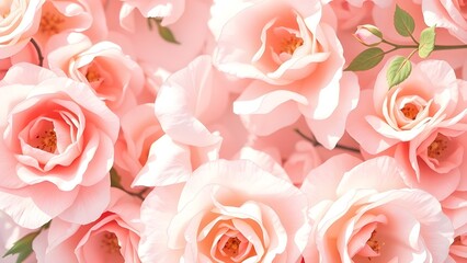pink roses background