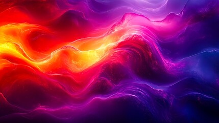 Obraz premium Vibrant fluid gradients with smooth color transitions and abstract designs for modern creative projects