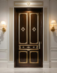 Beautiful door in a hotel
