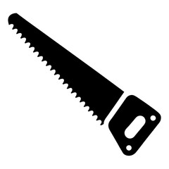 Hand Saw silhouette vector design