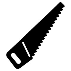 Hand Saw silhouette vector design