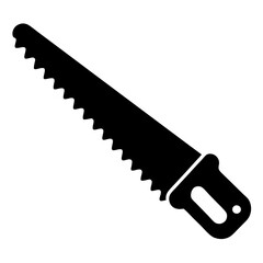 Hand Saw silhouette vector design