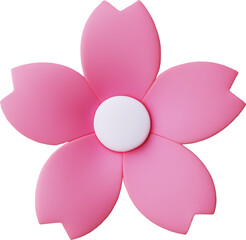 Fototapeta premium Cherry blossom, Sakura flowers isolated