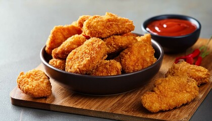 fried chicken nuggets