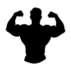 Fototapeta premium Strength Silhouette