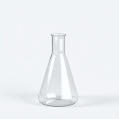 Beaker on white background